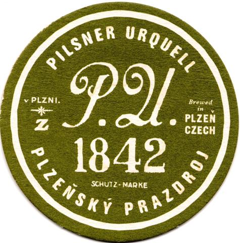 plzen pl-cz urquell wir laden 4a (200-p u 1842-oliv)